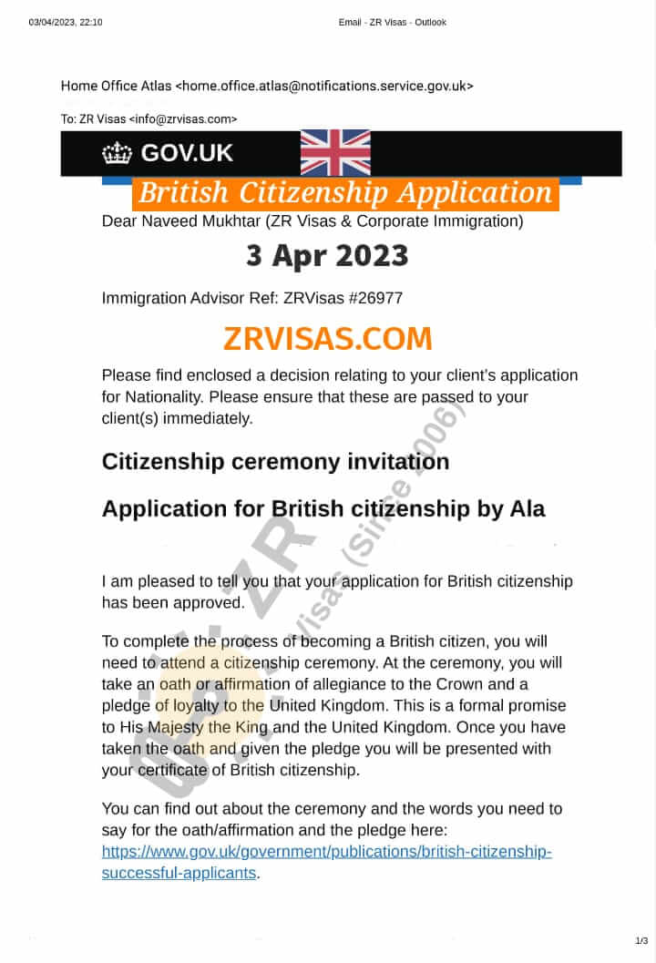BRITISH NATURALISATION APPLICATION PDF visual data 2